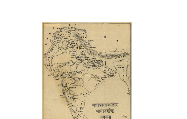 महाभारत काल के भारत का नक्शा