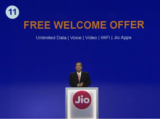 jio welcome offer is actually the extension of its preview offer