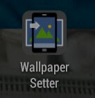 Android mobile me screen pr pura wallpaper