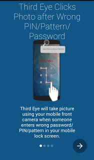 Take photo after wrong password