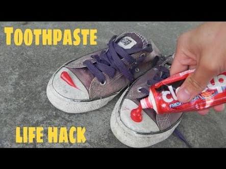 life hacks with tooth paste
